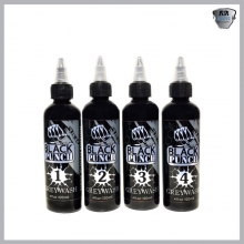 Punch Greywash Tattoo Ink - 4 oz. Set 4 Tông Màu